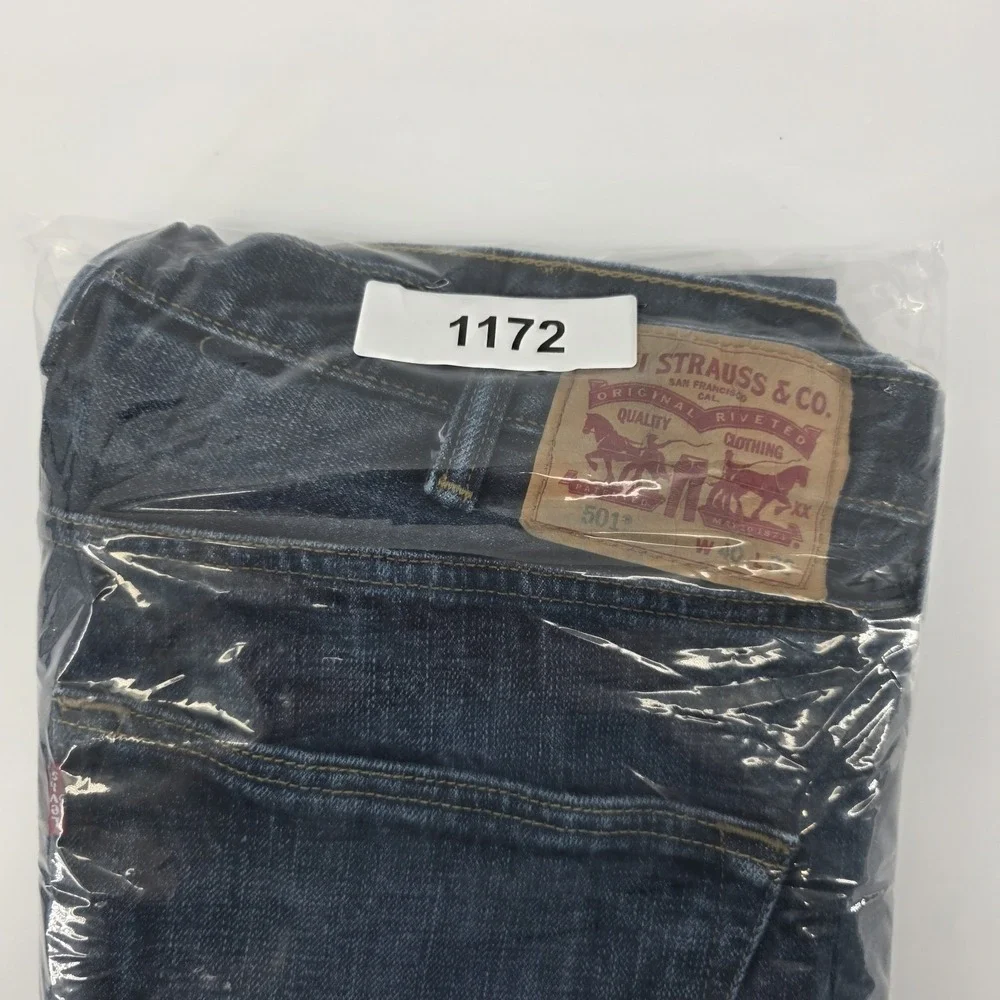 VTG Levis 501 BlueJeans Mens Original Fit 40X32 Meas 40X31.5‎ Denim Button Fly